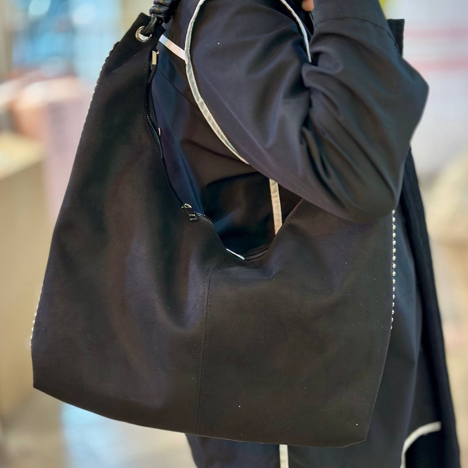 کیف زنانه بزرگ بغل مروارید کد 711