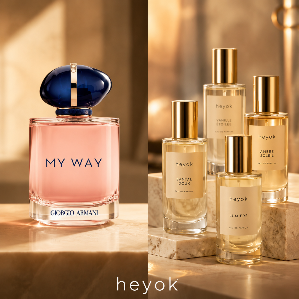عطر ادکلن گرمی مای وی درجه یک My Way حیوک حجم ۵ میل گارانتی حیوک کد ۵۰۰۱۱۷