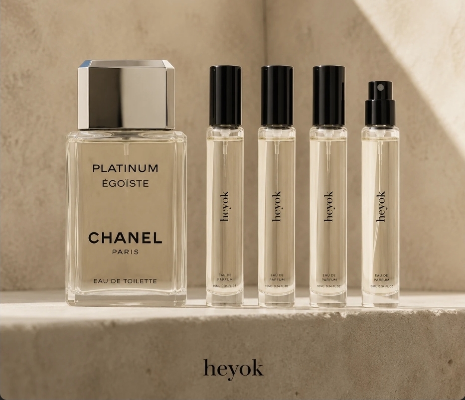 عطر ادکلن گرمی شنل پلاتینیوم درجه یک Chanel Egoiste Platinum حیوک حجم ۵ میل گارانتی حیوک کد ۵۰۰۱۰۳