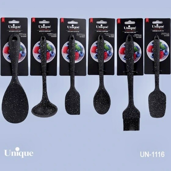 سرویس کفگیروملاقه سیلیکون مینی یونیک کد UN-1116