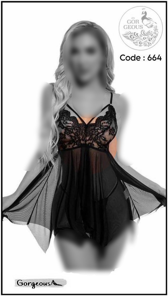 لباس خواب توری جذاب کوتاه فانتزی سایز بزرگ بالاتنه گیپور/فوق العاده با کیفیت و درجه یک /خییلی خشگل /گارانتی حیوک کد ۲۰۰۲۰۸