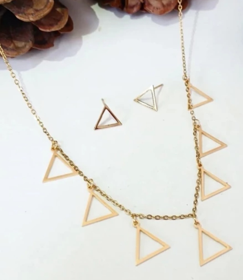 نیم ست استیل مثلثی