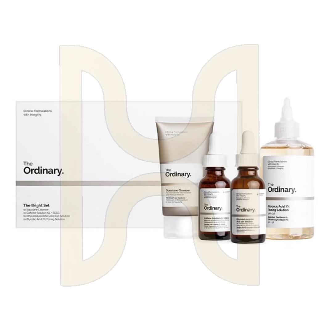 کیت اوردینریز(روشن کننده) اسکوالانسرم کافئین 5%آسکوربیک اسید 15%تونر گلایکولیک اسید