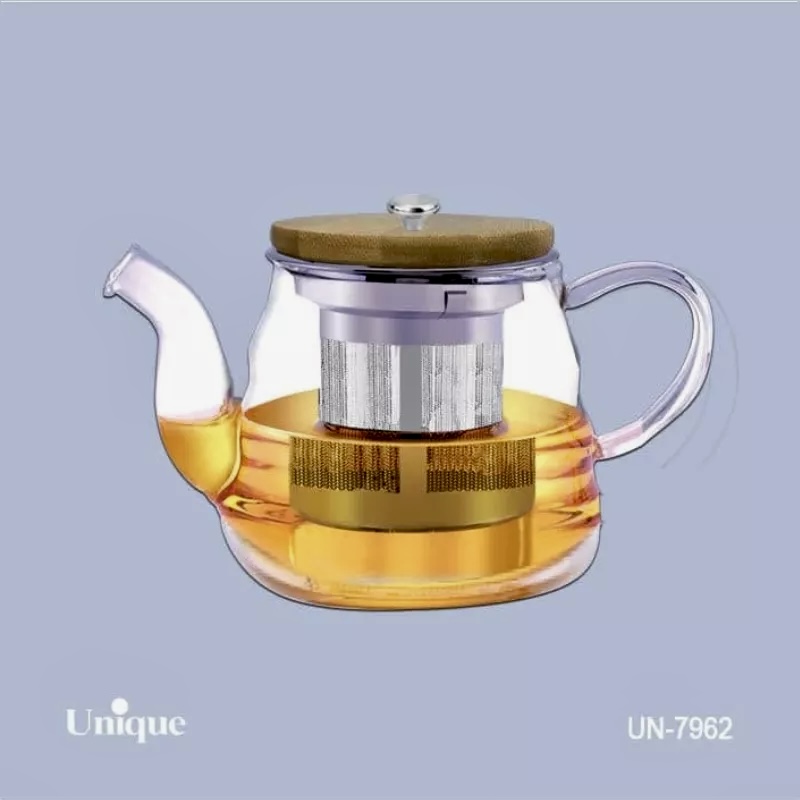 قوری پیرکس 1000میل درب بامبو کد UN-7962