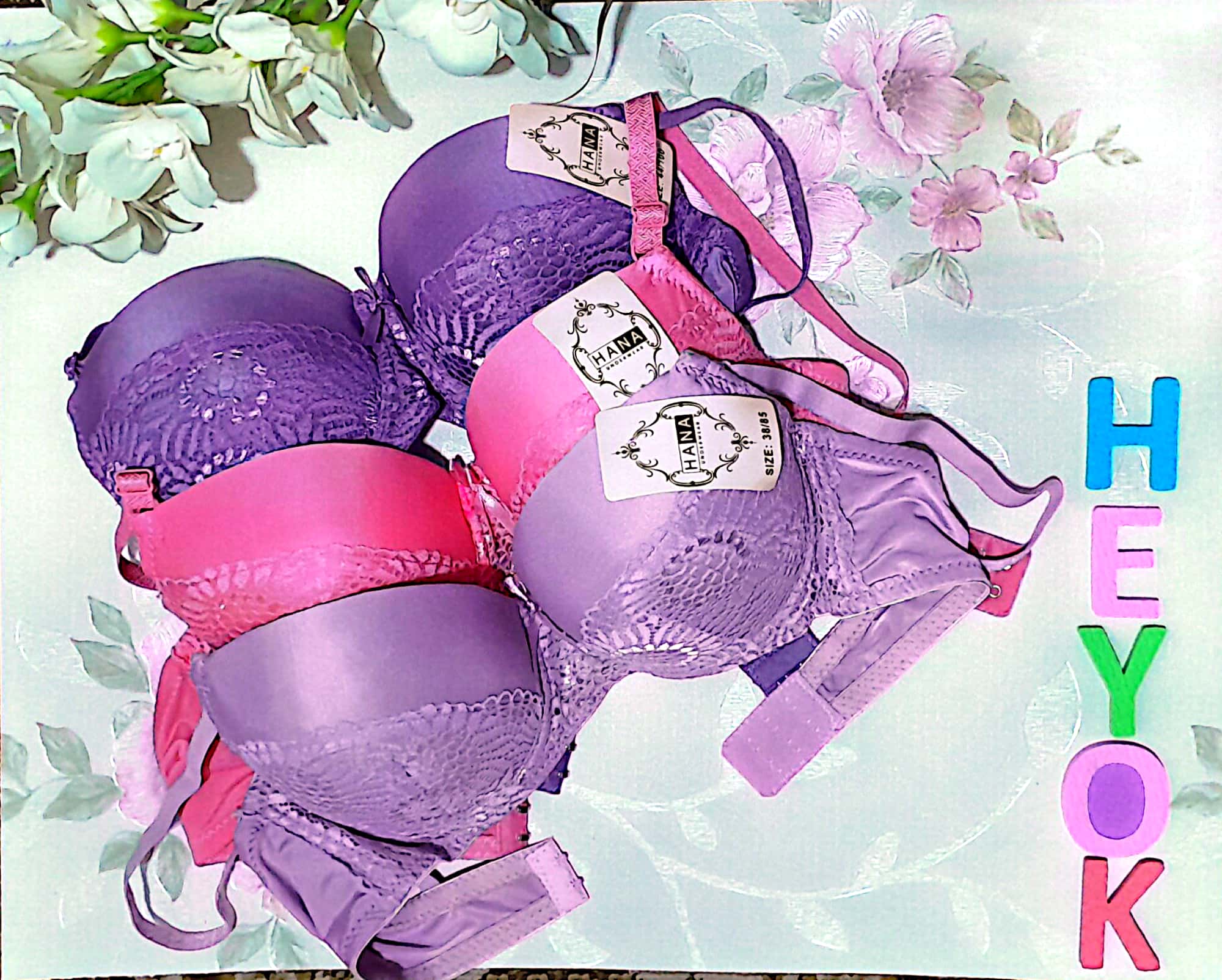 سوتین کاپ دار فنردار گیپوری