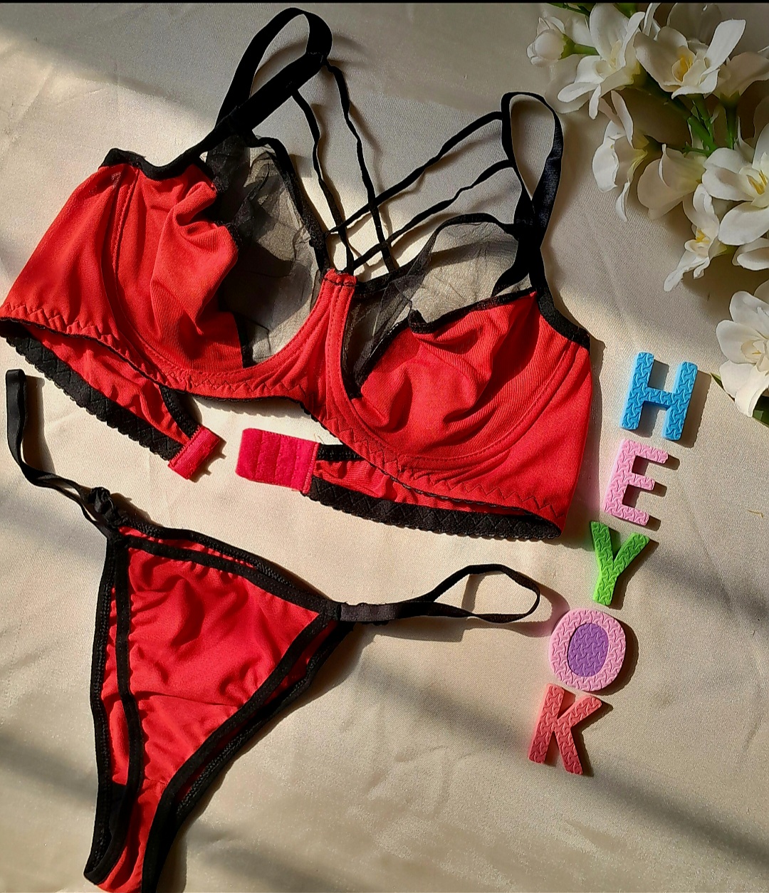 ست شورت و سوتین فنردارهارنسی