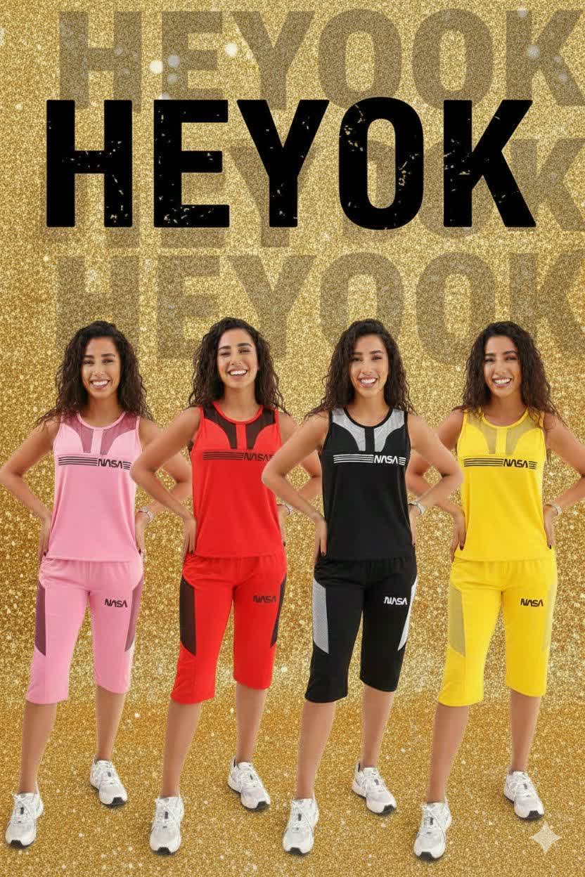 تاپ و شلوارک ورزشی توری ناسا