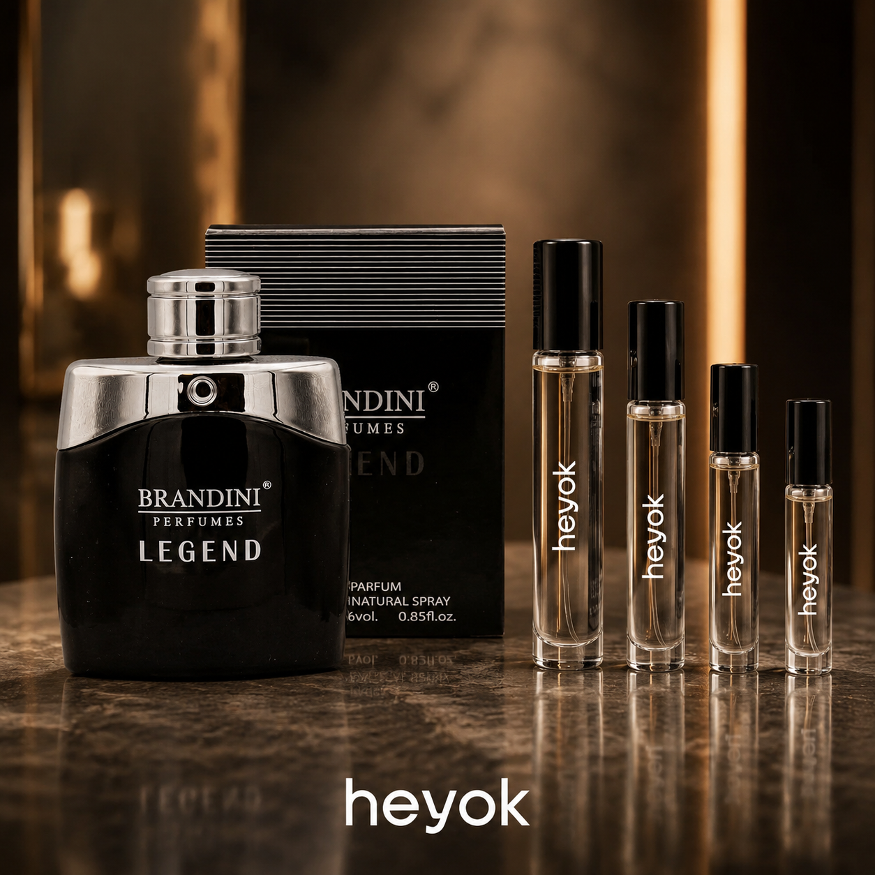 عطر ادکلن گرمی لجند درجه یک  Legend حیوک حجم ۵ میل گارانتی حیوک کد ۵۰۰۱۲۳