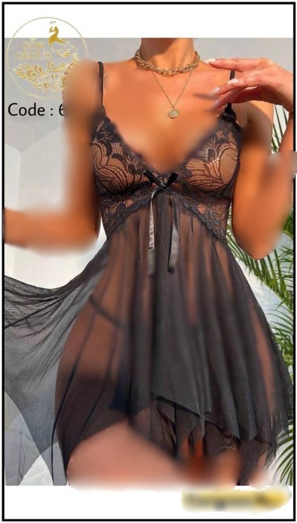 لباس خواب توری فانتزی سایز بزرگ کوتاه گیپوری /خییلی خشگل و محشر/فوق العاده با کیفیت و درجه یک /گارانتی حیوک کد ۲۰۰۲۰۴